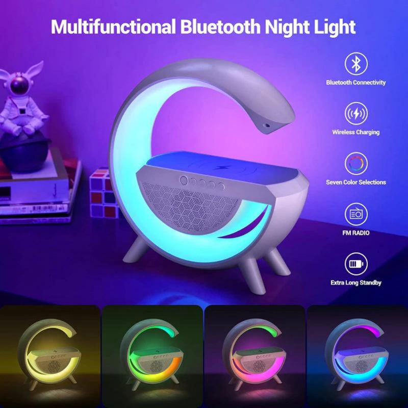 Caixa de som luminária inteligente G-LED