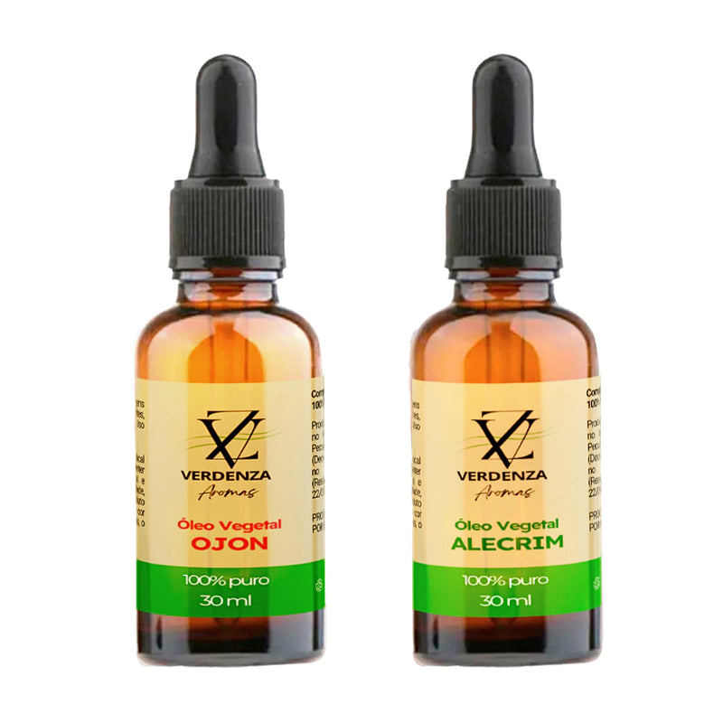 Kit Terapia Capilar - Óleos Ojon e Alecrim 30ML 100% Puro Natural