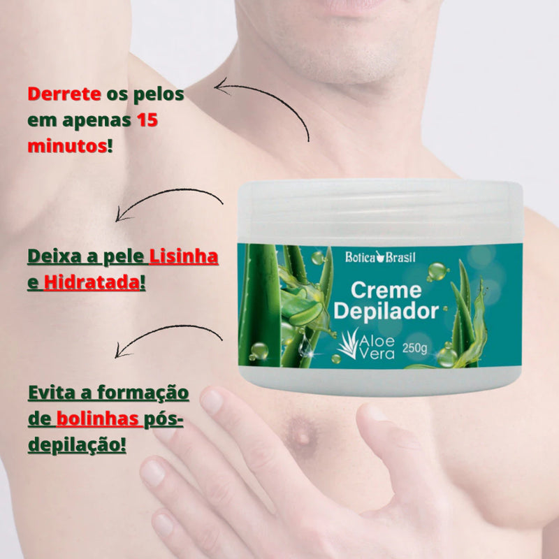 Creme Depilatório para Todo o Corpo - 250g