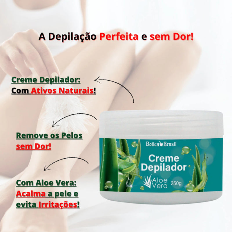 Creme Depilatório para Todo o Corpo - 250g